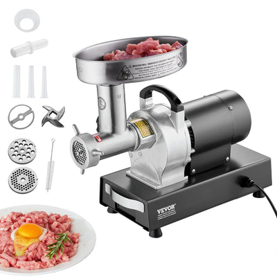 VEVOR Commercial Electric Meat Grinder 9 Lbs/Min Sausage Stuffer Maker Kitchen 