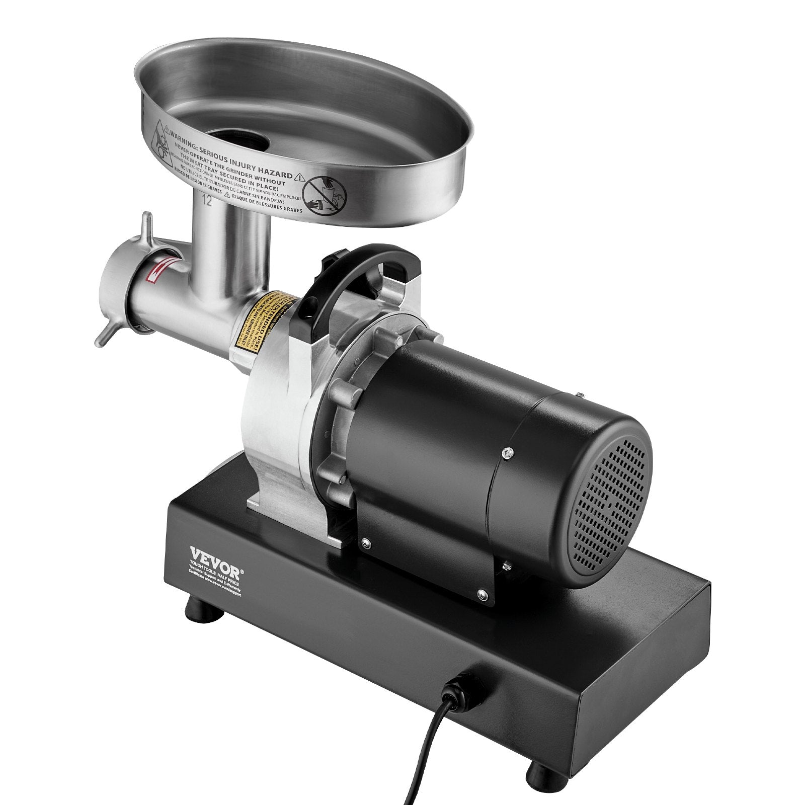 VEVOR Commercial Electric Meat Grinder 9 Lbs/Min Sausage Stuffer Maker Kitchen 