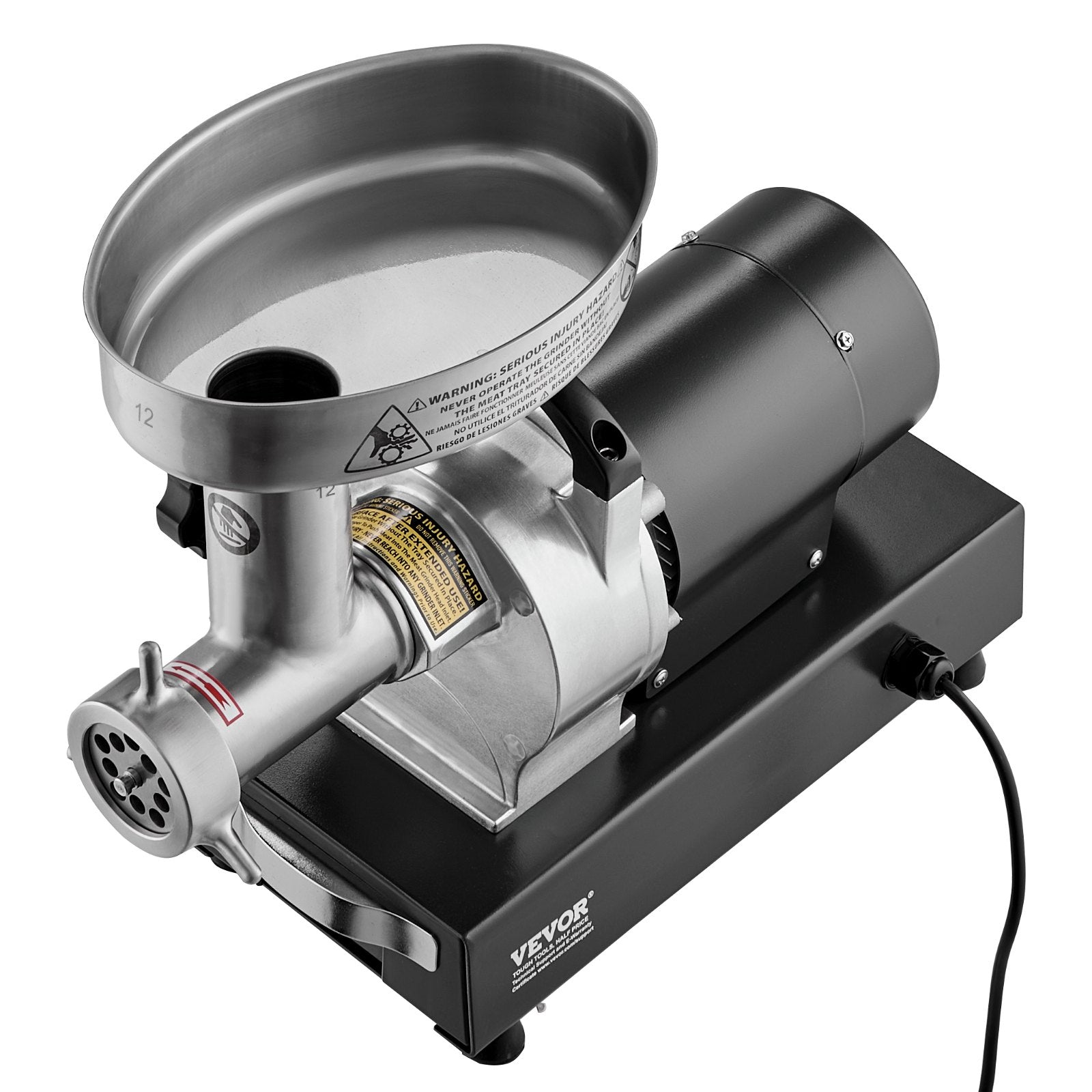 VEVOR Commercial Electric Meat Grinder 9 Lbs/Min Sausage Stuffer Maker Kitchen 