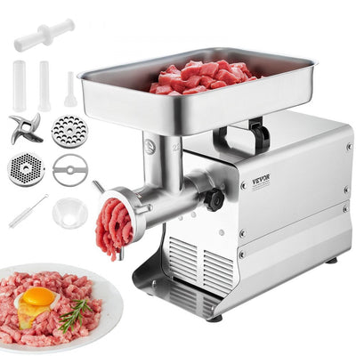 VEVOR Commercial Electric Meat Grinder 13 Lbs/Min Sausage Stuffer Maker Kitchen 