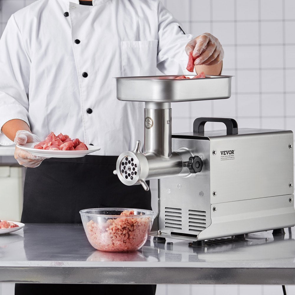 VEVOR Commercial Electric Meat Grinder 11 Lbs/Min Sausage Stuffer Maker Kitchen 