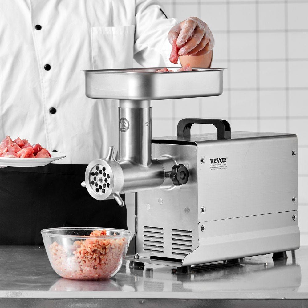 VEVOR Commercial Electric Meat Grinder 5 Lbs/Min Sausage Stuffer Maker Kitchen 