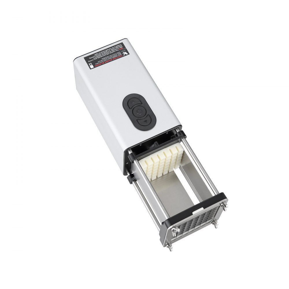 VEVOR Electric French Fry Cutter Stainless Steel Potato Vegetable Slicer Chopper 