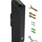 VEVOR Cigarette Butt Receptacle Stainless Steel Wall Mounted Butt Disposal Black