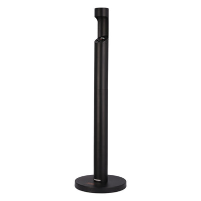 VEVOR Cigarette Butt Receptacle Freestand Outdoor Cylinder Butt Disposal Black 