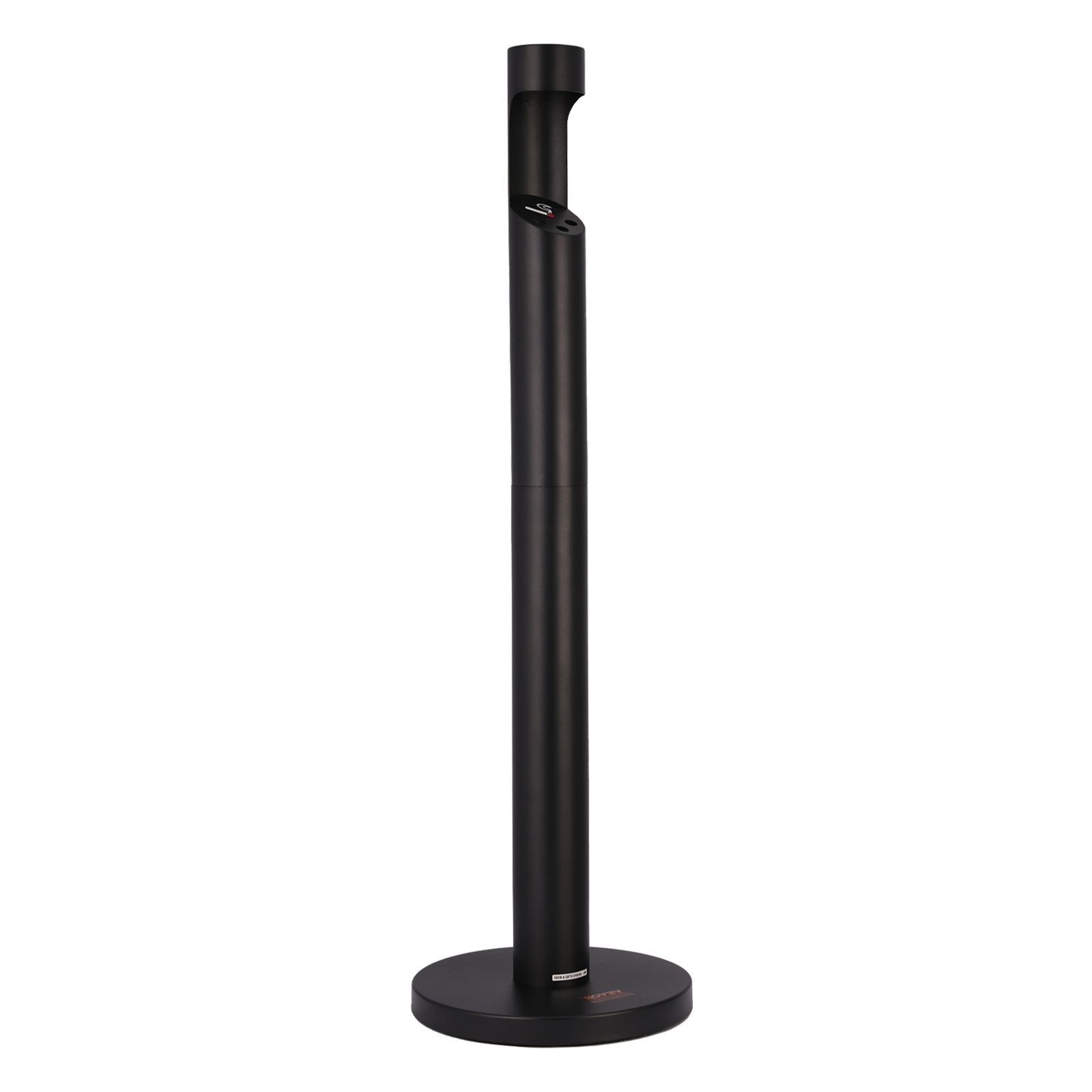 VEVOR Cigarette Butt Receptacle Freestand Outdoor Cylinder Butt Disposal Black 