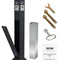 VEVOR Cigarette Butt Receptacle with 4 Disposal Openings Butt Disposal Black