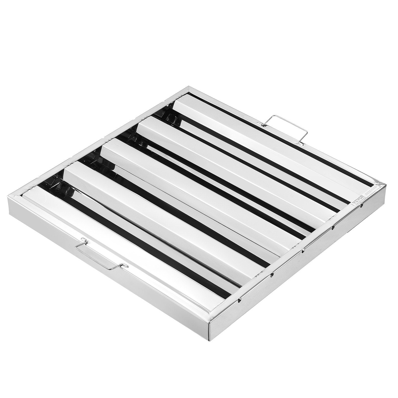 VEVOR 19.5Wx19.5H Inch Commercial Hood Filter Range Hood Baffle Stainless Steel 