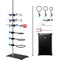 VEVOR Lab Stand Support, Laboratory Retort Support Stand Set, Steel Lab Stand 23.6