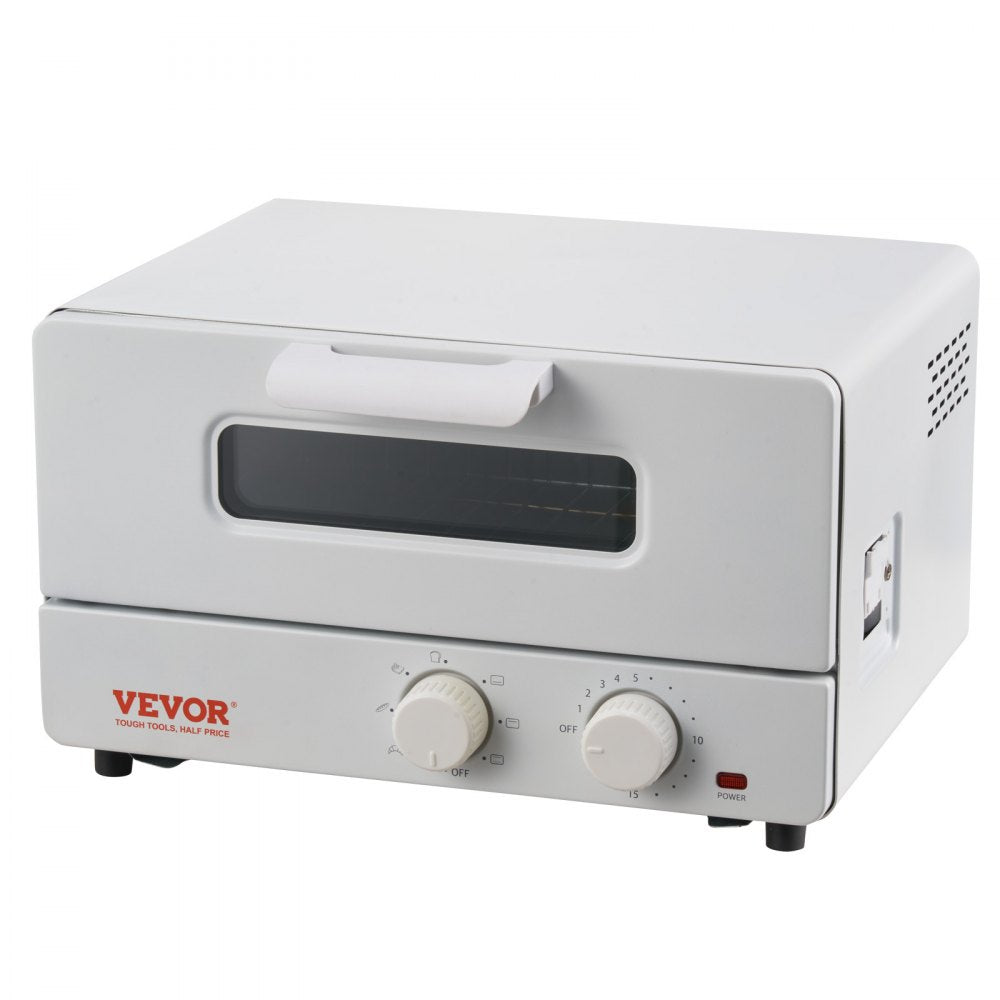 VEVOR Steam Oven Toaster, 12L Countertop Convection Oven, 1300W 5 In 1 Steam Toaster Oven, 7 Cooking Modes Air Fryer Convection Oven Combo with Baking Grill, Ash Tray for Sandwich, Bread, Pizza 