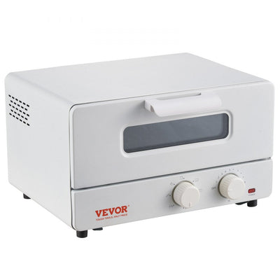 VEVOR Steam Oven Toaster, 12L Countertop Convection Oven, 1300W 5 In 1 Steam Toaster Oven, 7 Cooking Modes Air Fryer Convection Oven Combo with Baking Grill, Ash Tray for Sandwich, Bread, Pizza 