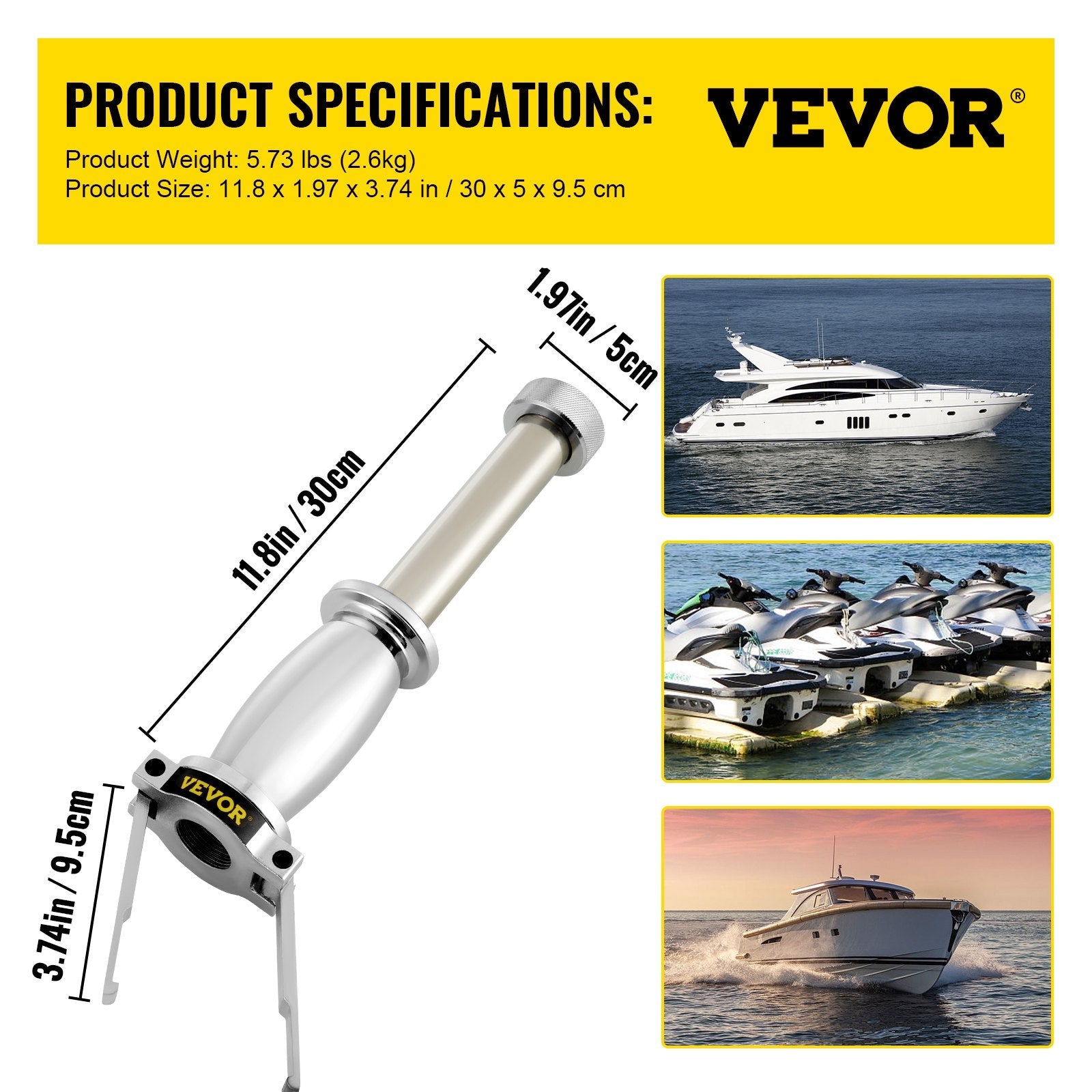VEVOR Upper Bearing Carrier Puller, with MT0013 Drive Collar Shaft Adapter, Compatible with Yamaha, Johnson, Evinrude, Honda, Mercury, Steel Marine Upper Bearing Puller for Carrier Bearing Removing 