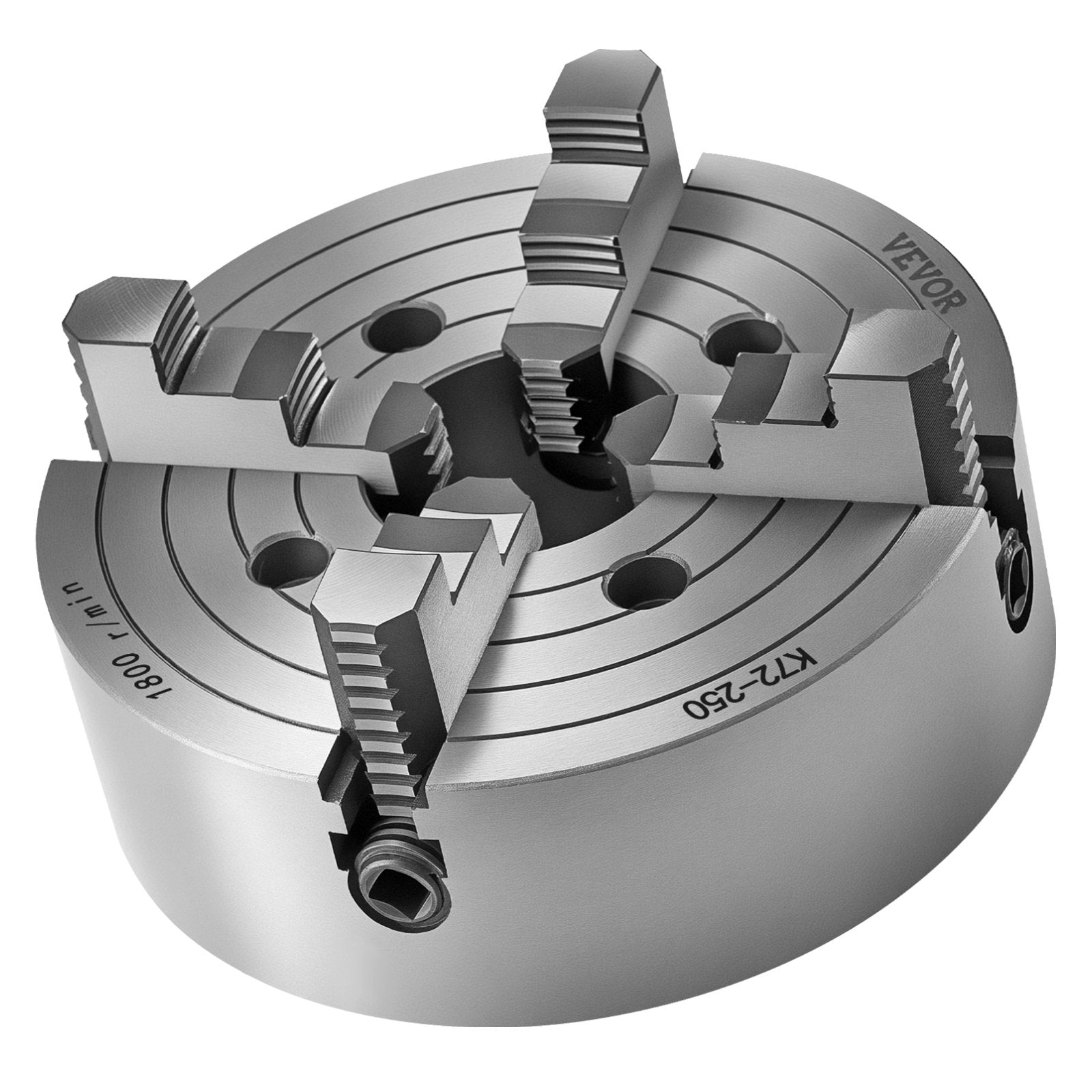 VEVOR 10 in 4-Jaw Self-Centering Lathe Chuck for Lathe Drilling Milling Machine 