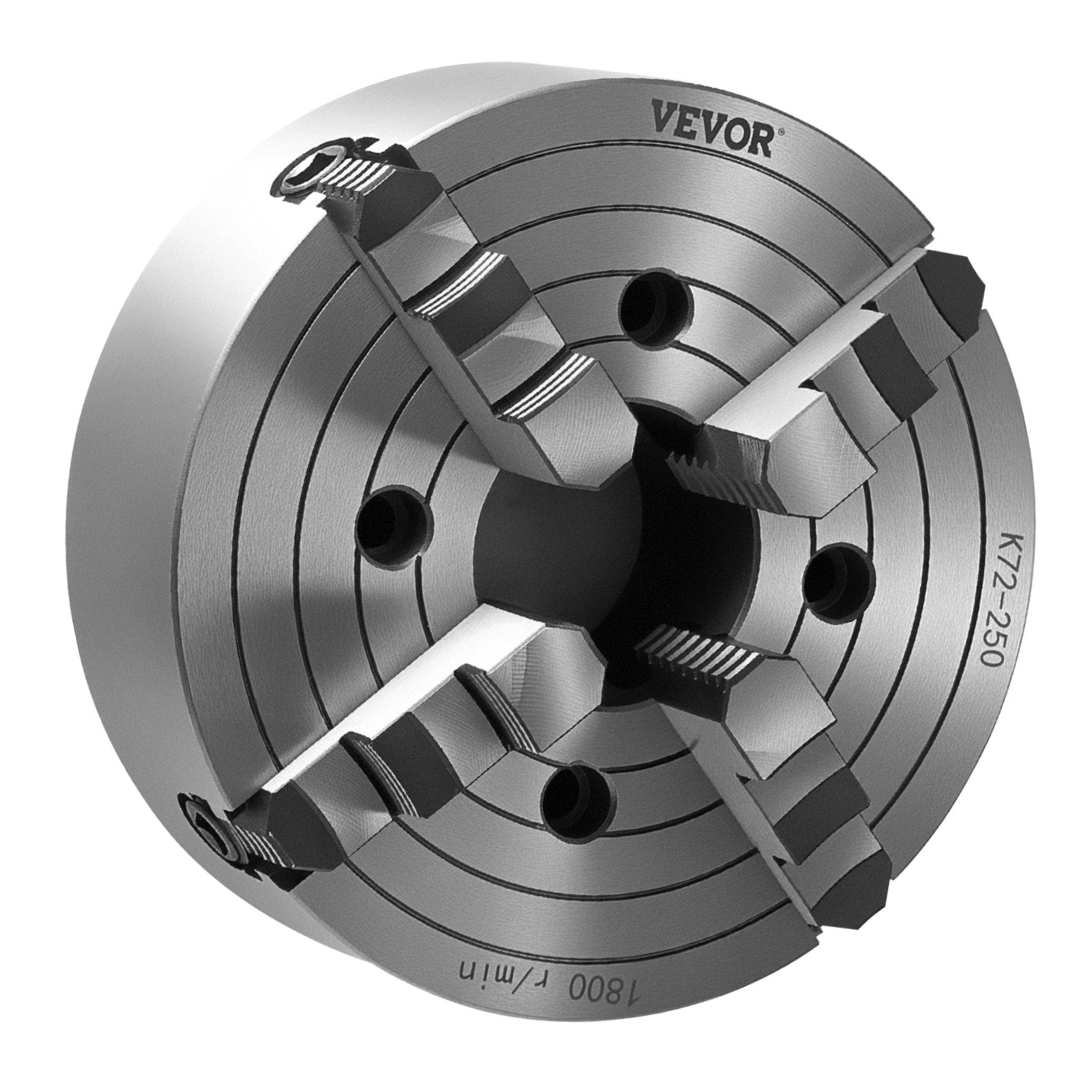 VEVOR 10 in 4-Jaw Self-Centering Lathe Chuck for Lathe Drilling Milling Machine 