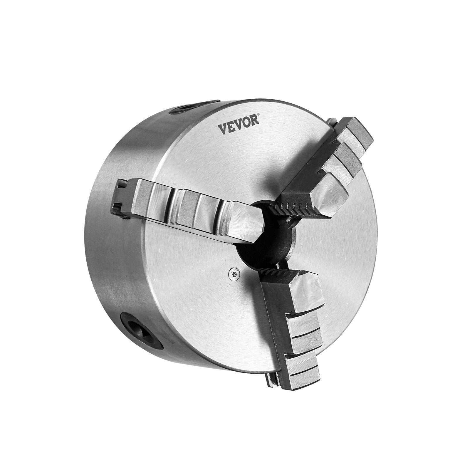 VEVOR 3-Jaw Lathe Chuck, 6'', Self-Centering Lathe Chuck, 0.14- 6.3 in/3.5-160 mm Clamping Range with T-key Fixing Screws Reversible Jaws, for Lathe 3D Printer Machining Center Milling Drilling Machin 