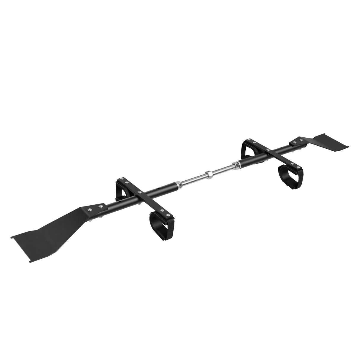 48"-54" Overhead Hunting Tool Rack, Adjustable Alloy Steel Holder for Crew Cab Trucks & SUVs, No-Drill Installation