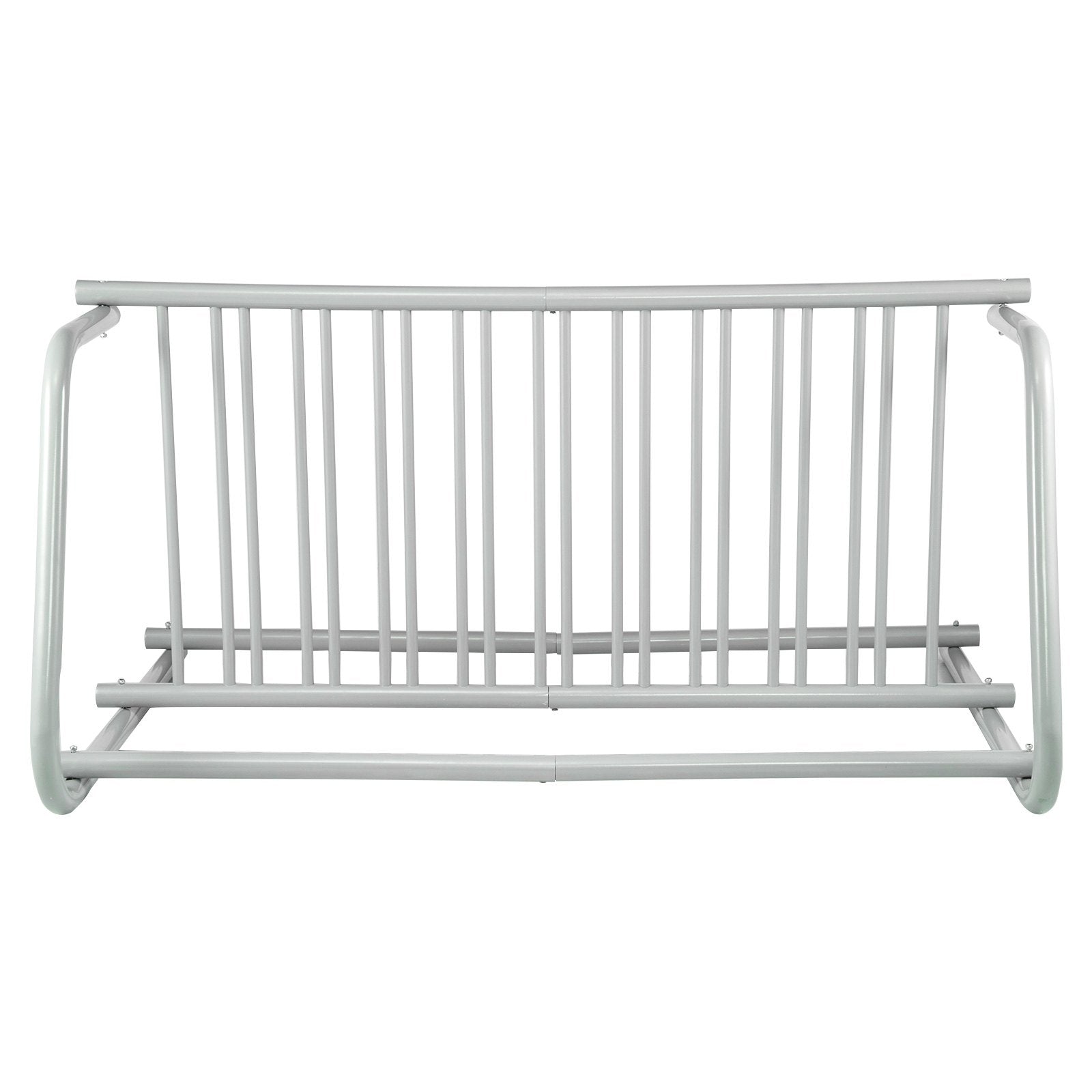 Floor Bike Rack 10 Holders Dual-side Storage Stand For Garages Streets Yards 
