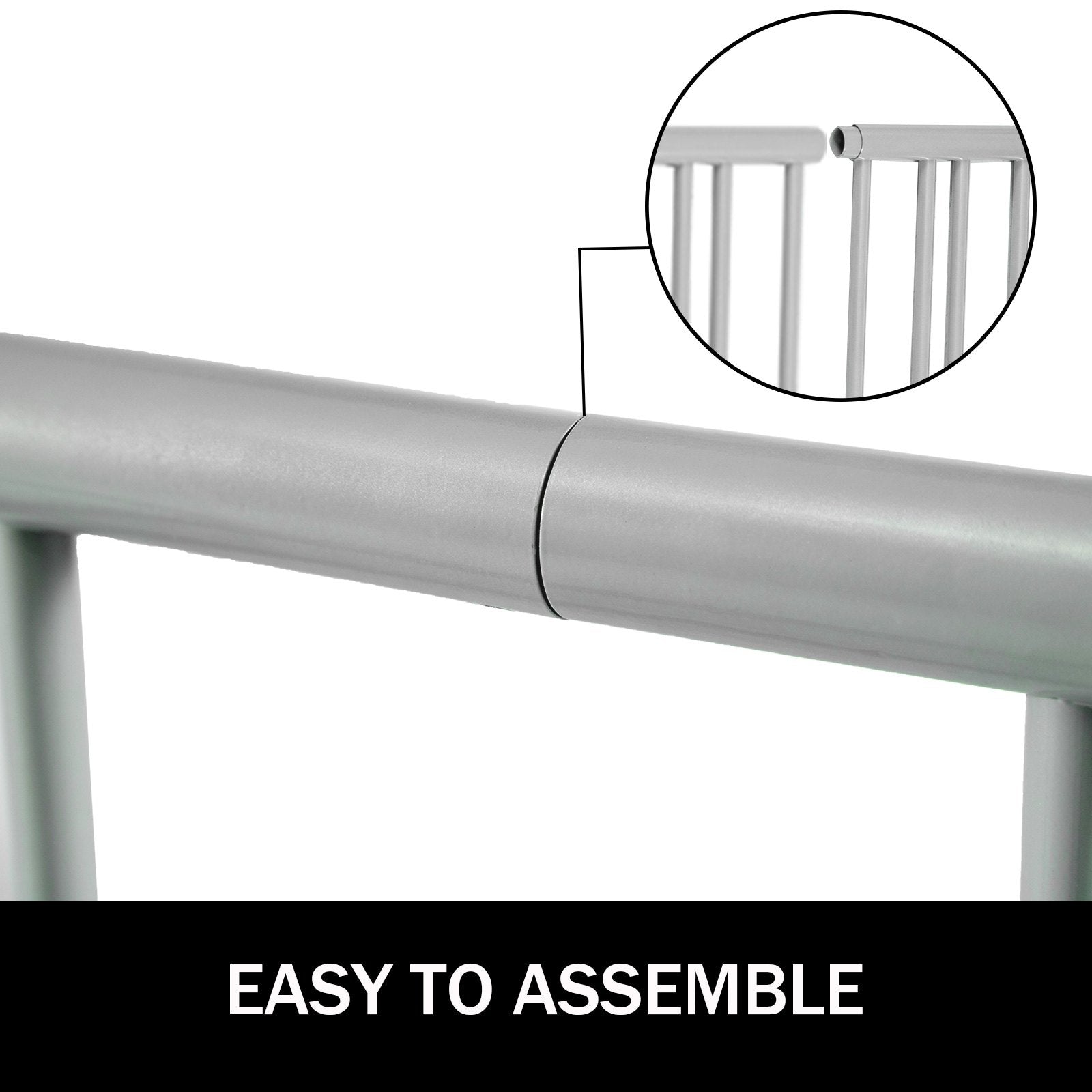Floor Bike Rack 10 Holders Dual-side Storage Stand For Garages Streets Yards 