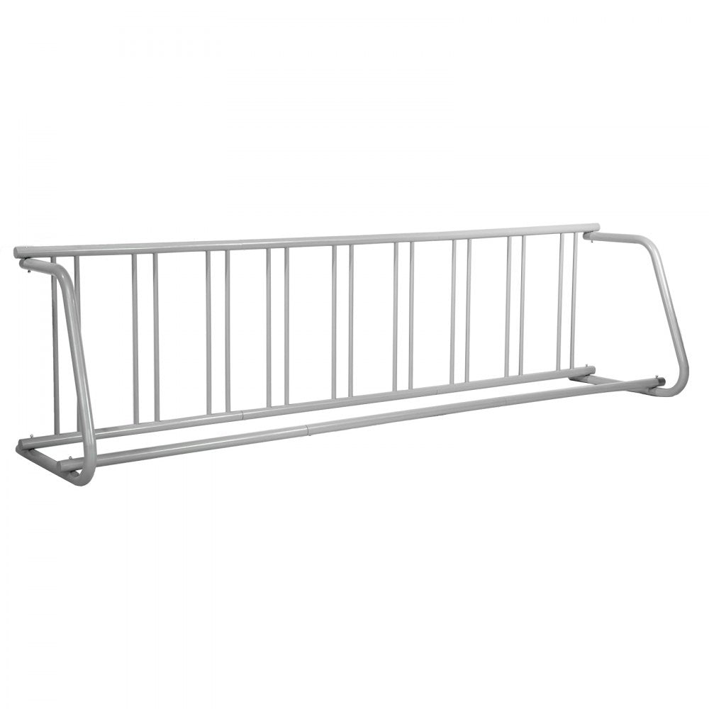 VEVOR Floor Bike Rack 9 Holders,All-Steel Grid Bike Rack 111\" Length,Single-side Storage Stand,For Garages Streets Yards 