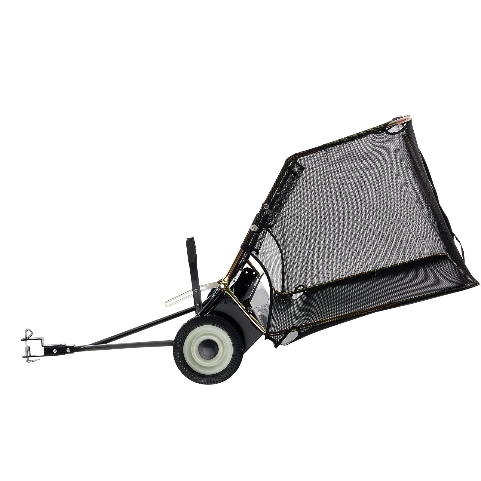 VEVOR Tow-Behind Lawn Sweeper 52-inch Leaf Yard Collector 26 cu.ft. Adjustable 