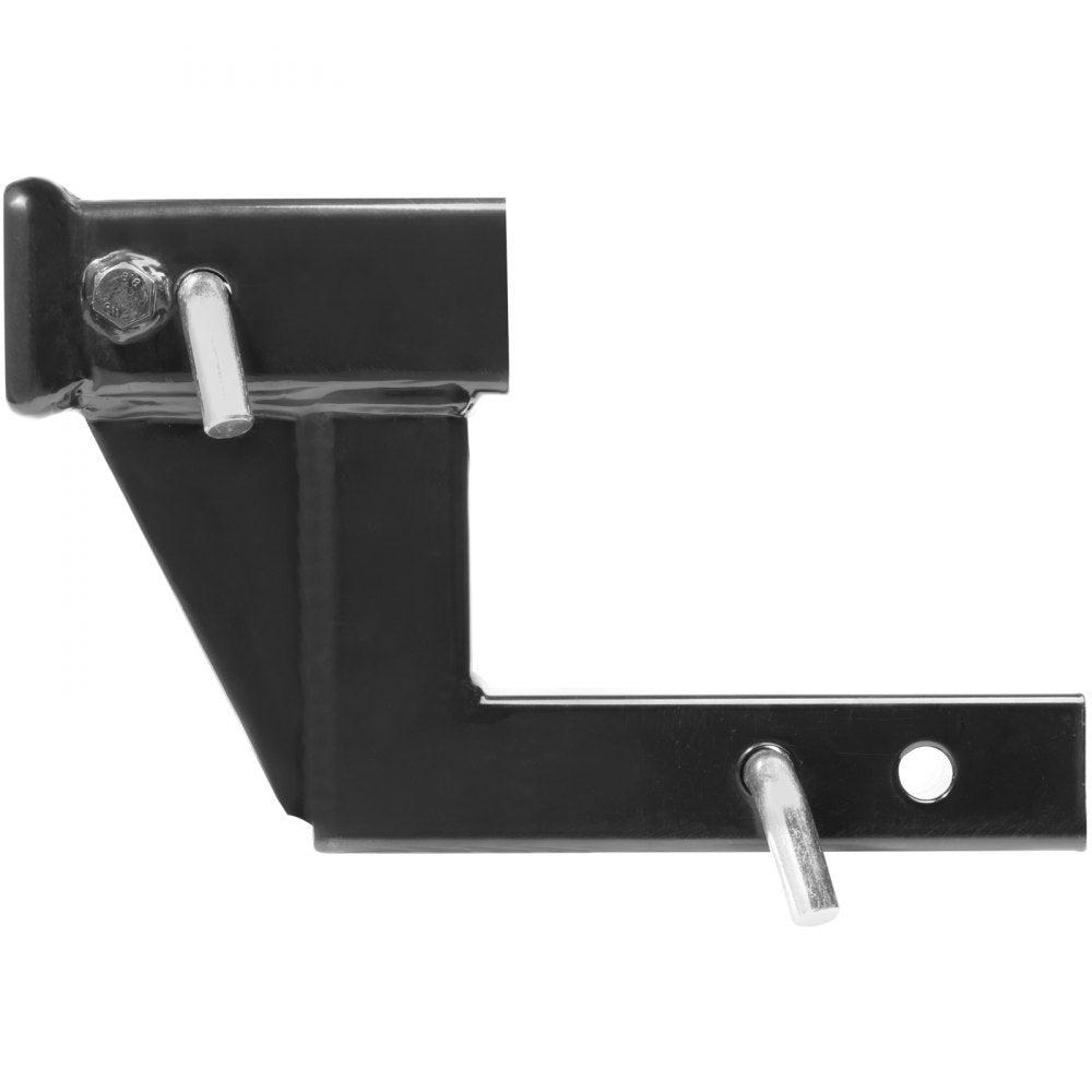VEVOR Trailer Hitch Riser, for 2" Receiver with 6" Rise/Drop, Trailer Receiver Hitch Extender Extension Adapter, 7" and 9" Extension Length, 4000 lbs Max Towing Capacity, Hitch Pins Included, Black 