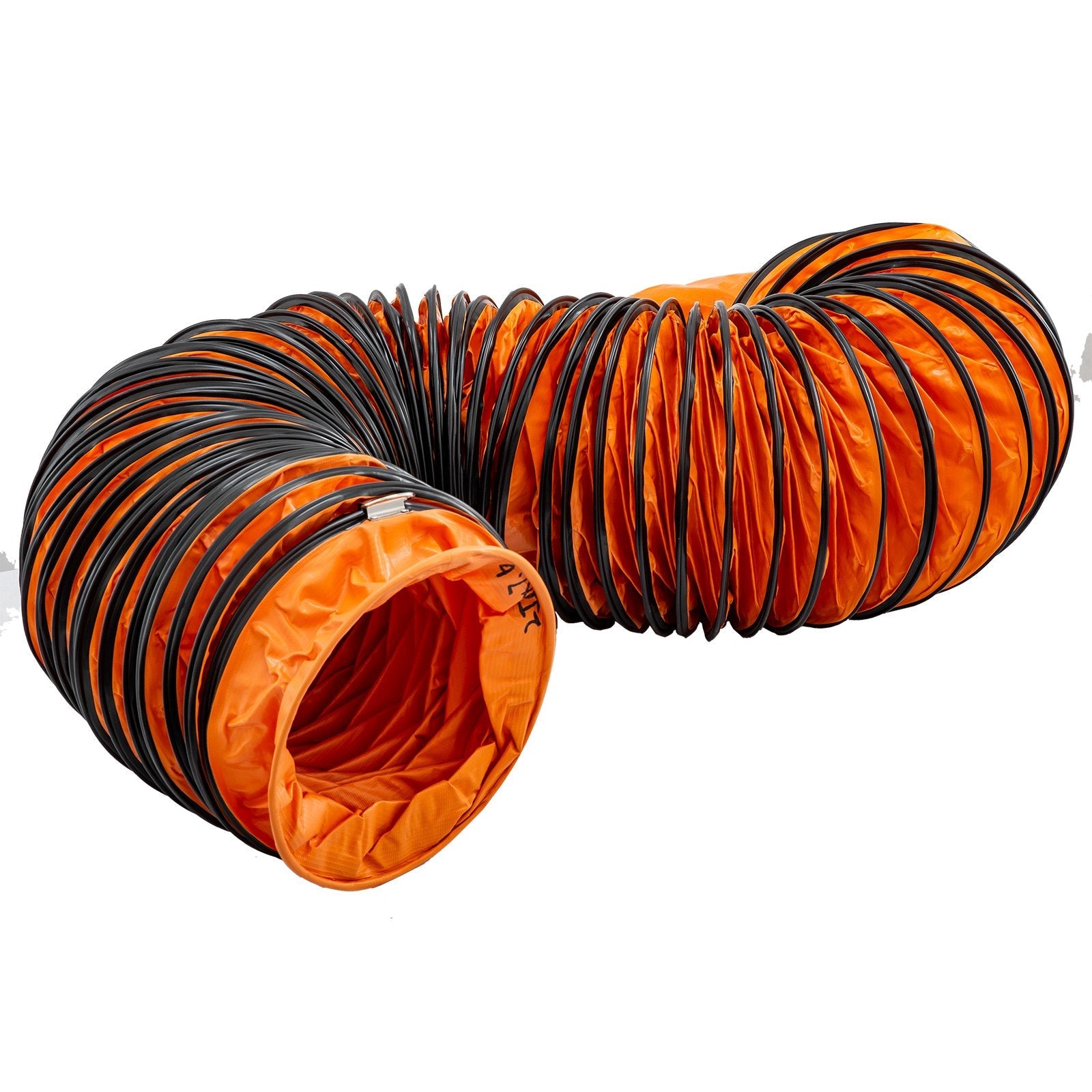 VEVOR Ducting Hose, 25ft PVC Flexible HVAC Duct Hosing for 10 Inch Utility Blower Exhaust Fan 
