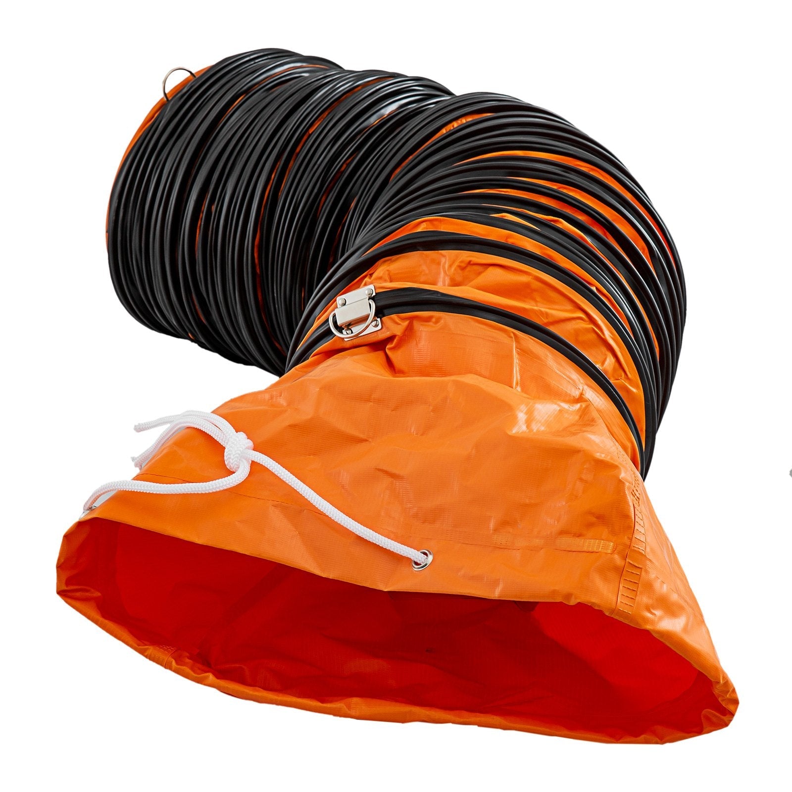 VEVOR Ducting Hose, 25ft PVC Flexible HVAC Duct Hosing for 10 Inch Utility Blower Exhaust Fan 