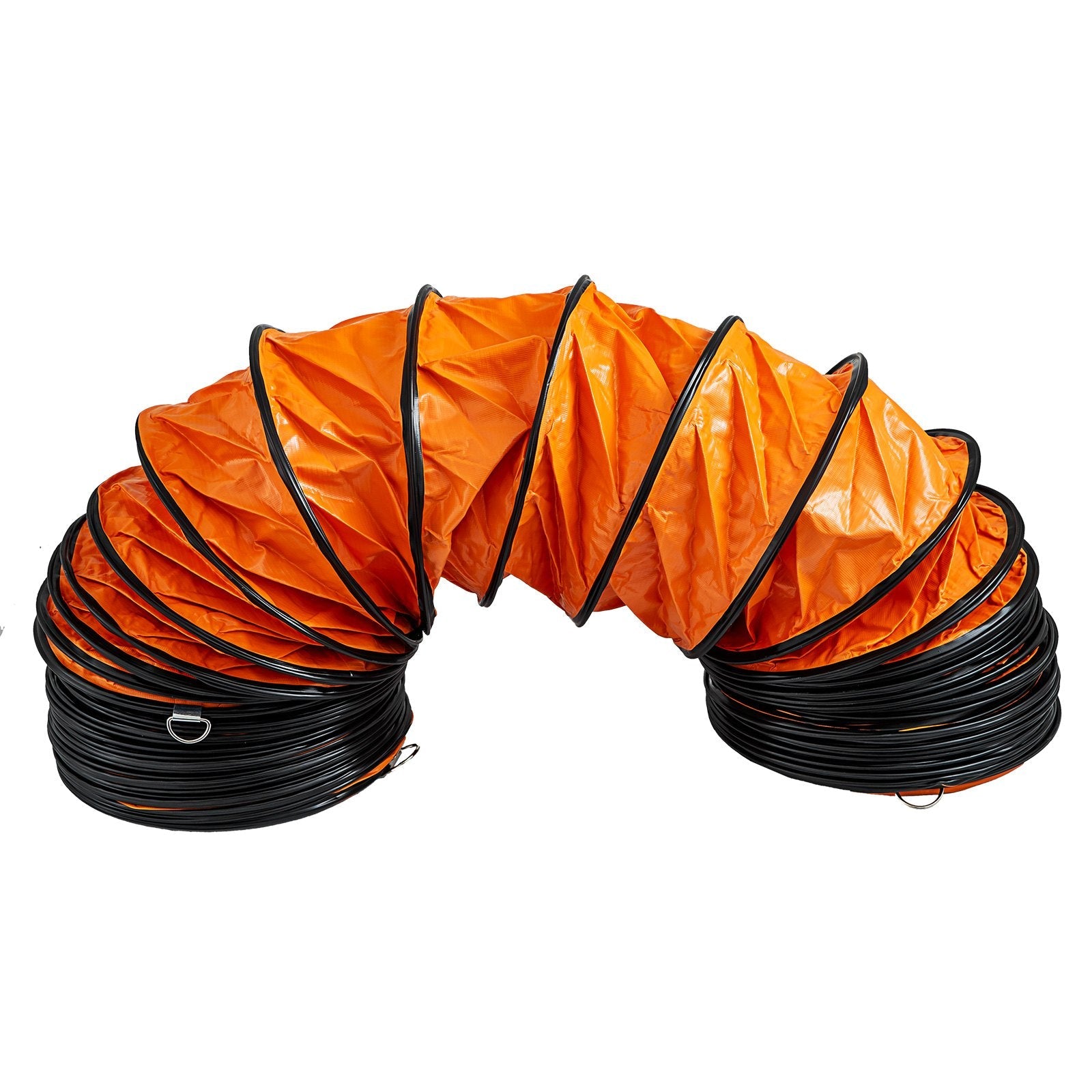 VEVOR Ducting Hose, 25ft PVC Flexible HVAC Duct Hosing for 10 Inch Utility Blower Exhaust Fan 