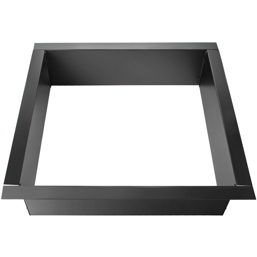 VEVOR Fire Pit Ring, 36-Inch Outer/30-Inch Inner Diameter Fire Pit Insert,1.5 mm Thickness Fire Ring, DIY Steel Ring with Tongs In-Ground Fire Pit Liner for Outdoor, Patio, Backyard 
