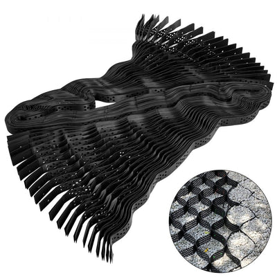 VEVOR Geo Grid Ground Grid 9x17 ft, Geo Cell Grid 2 Inch Thick, Gravel Grid HDPE Material, Ground Stabilization Grid 1885 LBS Per Sq, Tensile Strength Gravel Ground Grid for Slope Driveways, Garden 