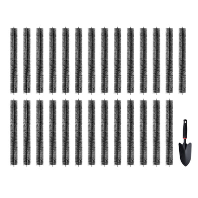 VEVOR Gutter Brush, 80 Feet Total Length 4.33 inch Diameter Gutter Cleaning Tools, Ground-Level Gutter Brush Leaf Guard for 5 Inch Gutters, Easily Clear roof Leaves and Debris, 27 Pack 