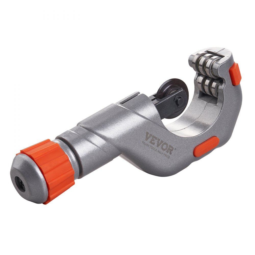 VEVOR 3PCS Tubing Cutter Set, 3/16"-2" O.D. Copper Pipe Cutter, 1/8"-7/8" O.D. Mini Tube Cutter and Deburring Tool, Heavy Duty Pipe Cutter Set for Copper, Aluminum, Stainless Steel, Plastic Pipes 
