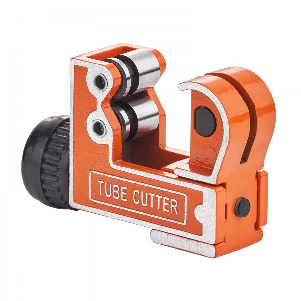 VEVOR Mini Tubing Cutter, 1/8" - 1-1/8" O.D. Mini Copper Pipe Cutter, Heavy Duty Compact Tube Cutter Tool with High-Speed SKD Blade for Copper, Aluminum, Galvanized, Plastic Pipes 