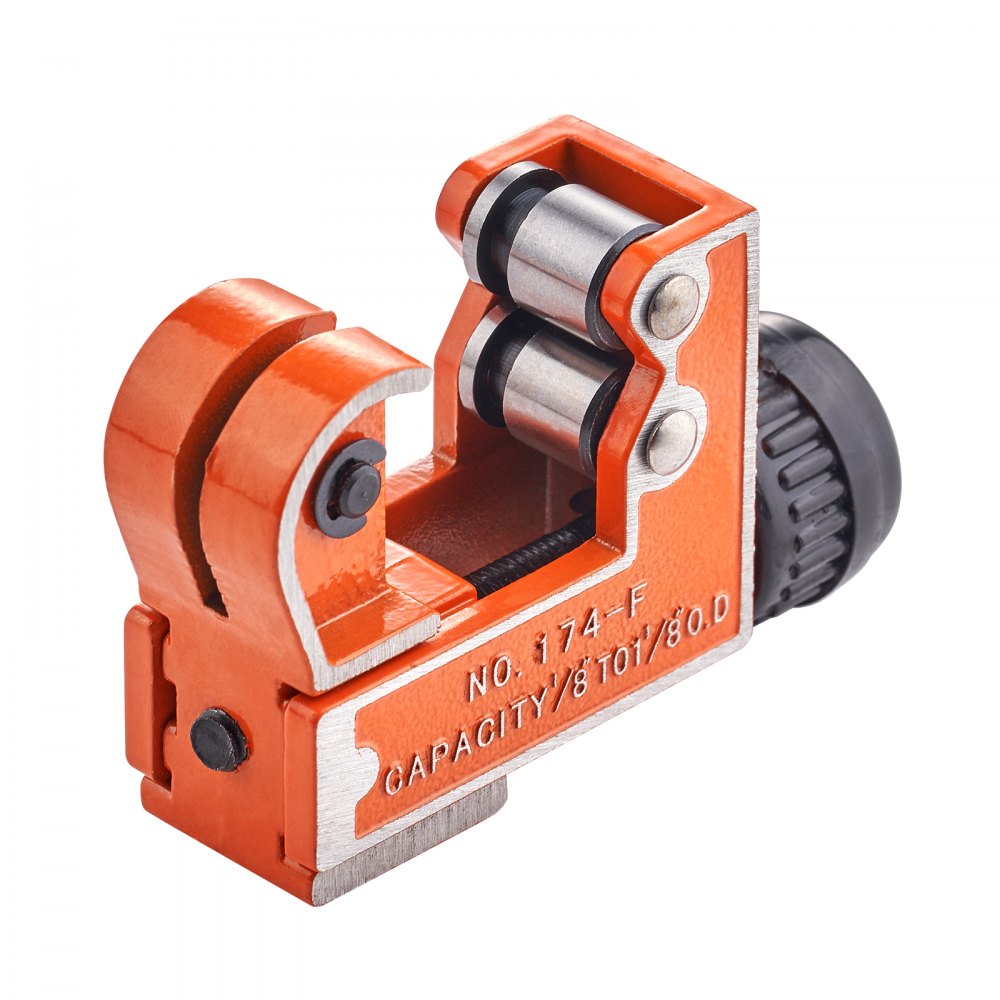 VEVOR Mini Tubing Cutter, 1/8" - 1-1/8" O.D. Mini Copper Pipe Cutter, Heavy Duty Compact Tube Cutter Tool with High-Speed SKD Blade for Copper, Aluminum, Galvanized, Plastic Pipes 