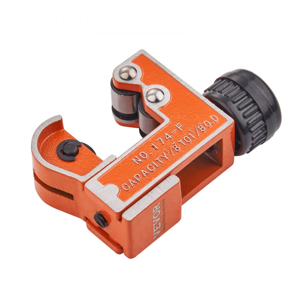 VEVOR Mini Tubing Cutter, 1/8" - 1-1/8" O.D. Mini Copper Pipe Cutter, Heavy Duty Compact Tube Cutter Tool with High-Speed SKD Blade for Copper, Aluminum, Galvanized, Plastic Pipes 