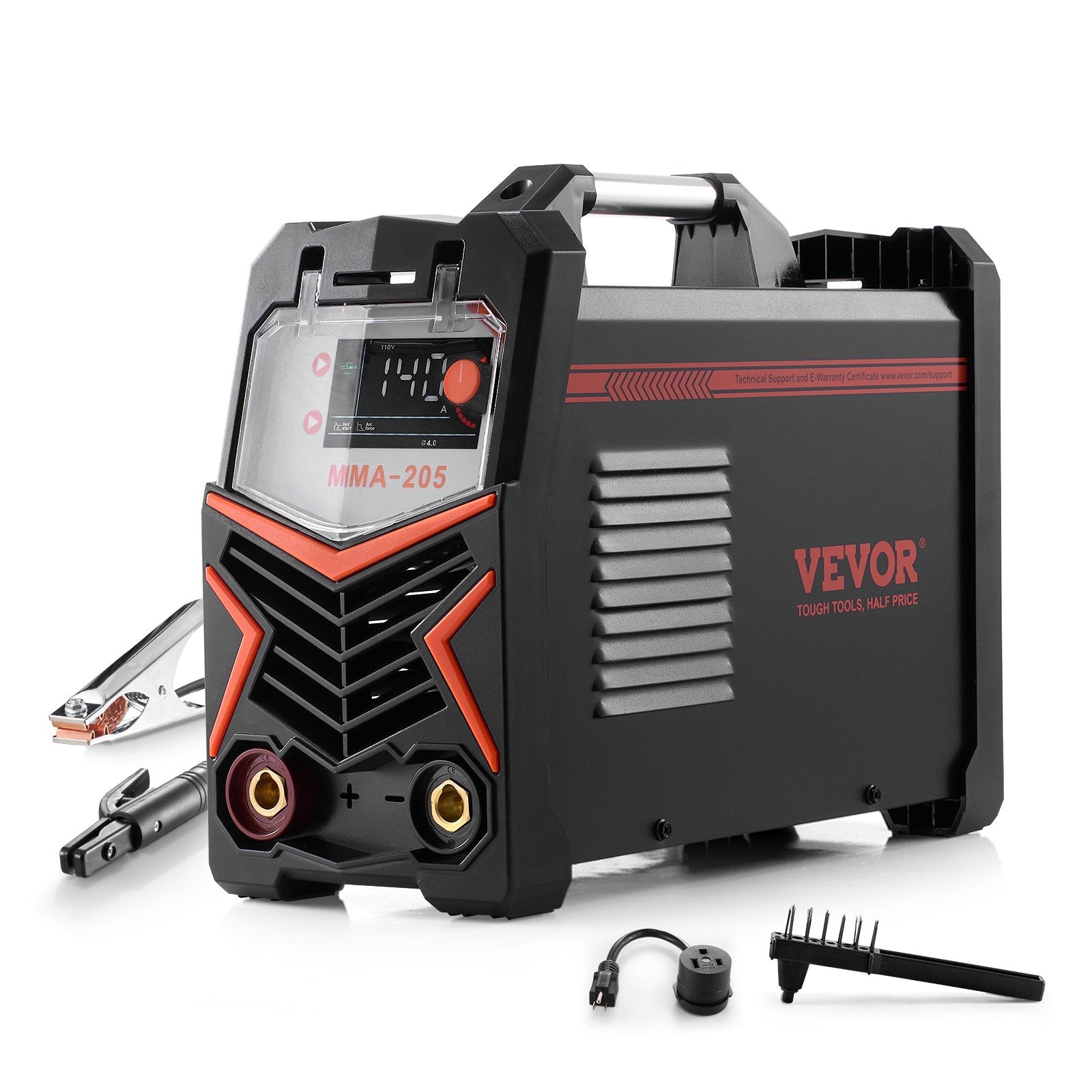 VEVOR TIG Welder 2-In-1 Welding Machine Lift MMA Stick Arc IGBT Hot Start LED 