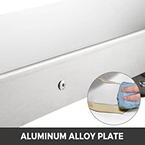 VEVOR Concession Shelf 96L x 12W Inch Stainless Steel Drop Down Folding Serving Food Shelf Stand Serving for Concession Trailer Serving Window 