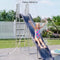 10 ft Outdoor Water Slide for Kids with Sprinkler & Ladder