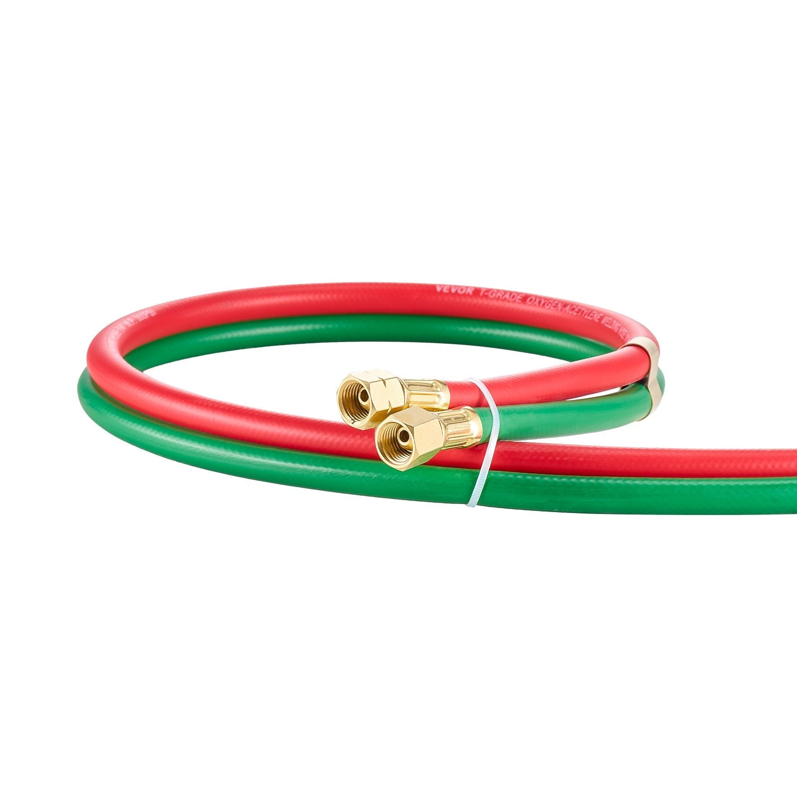 VEVOR Oxygen Acetylene Hose 1/4-Inch x 100FT Oxy Acetylene Hose 300PSI T Grade 