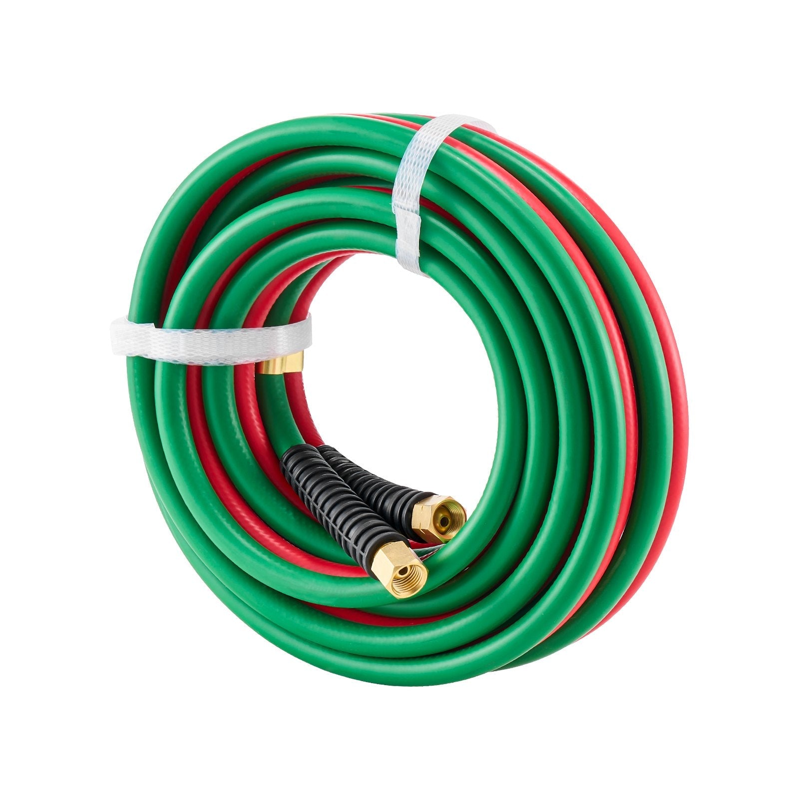 VEVOR Oxygen Acetylene Hose 1/4-Inch x 15FT Oxy Acetylene Hose 300PSI T Grade 