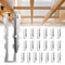 VEVOR Face-Mount Joist Hanger Inner Size 1.57x1.50x7.83 in / 40x38x199 mm 50 Pcs