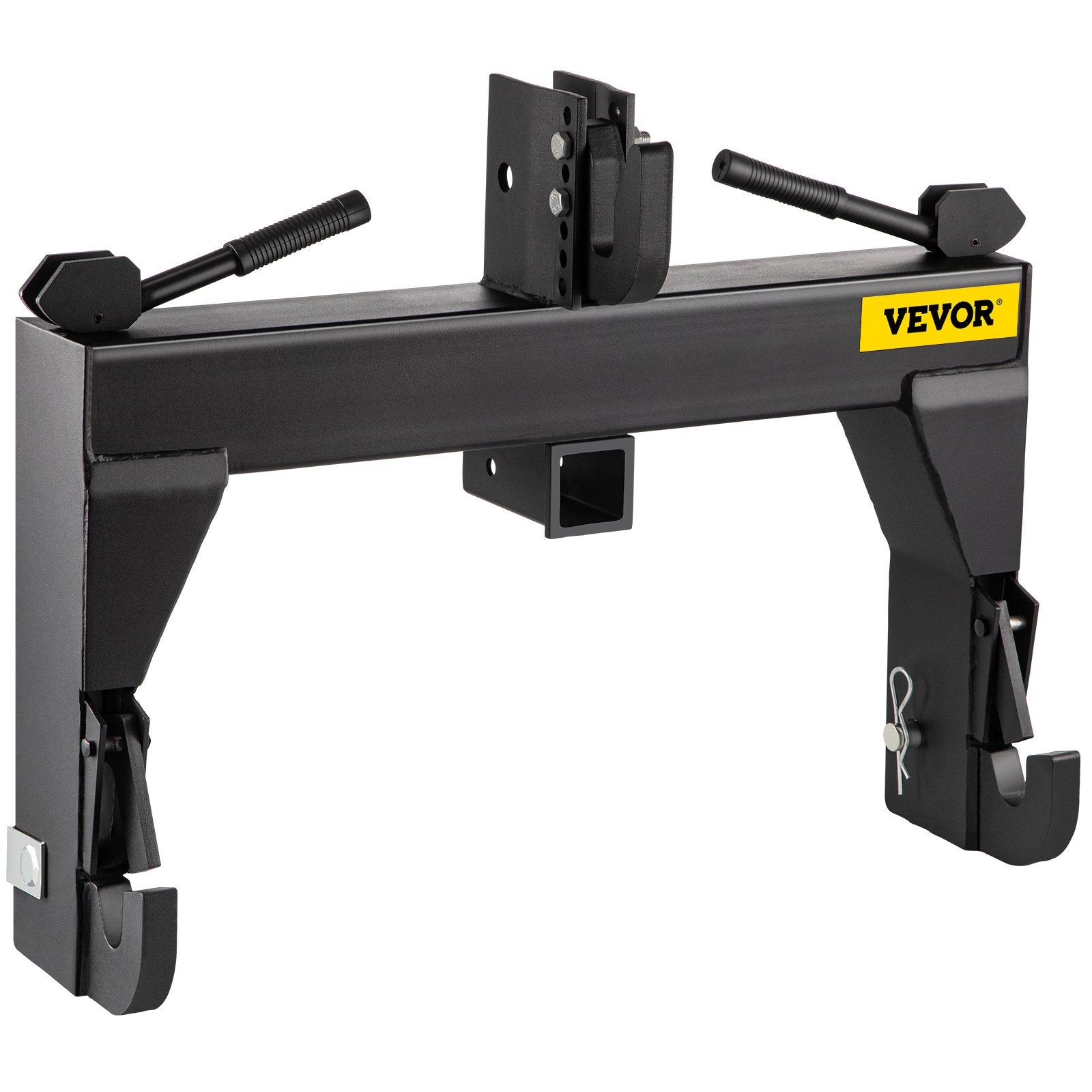 VEVOR 3-Point Quick Hitch, 3000 LBS Lifting Capacity Tractor Quick Hitch, 28.31\" Between Lower Arms Attachments Quick Hitch, No Welding & 5 Level Adjustable Bolt, Adaptation to Category 1 Tractor 
