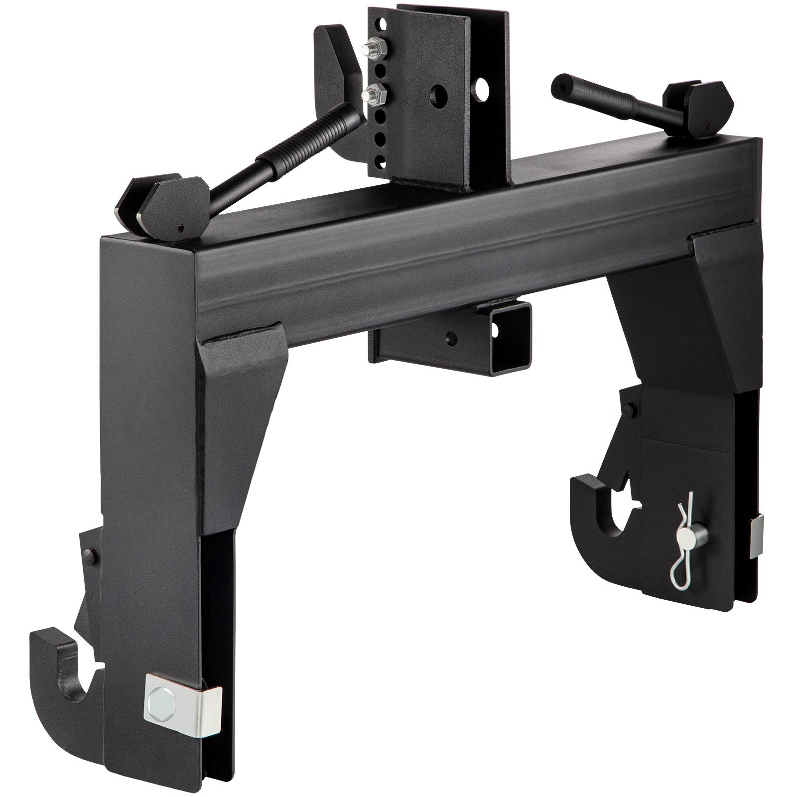 VEVOR 3-Point Quick Hitch, 3000 LBS Lifting Capacity Tractor Quick Hitch, 28.31\" Between Lower Arms Attachments Quick Hitch, No Welding & 5 Level Adjustable Bolt, Adaptation to Category 1 Tractor 