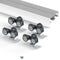 VEVOR Bypass Door Hardware 6ft Bypass Closet Door Track Kit for 2 Door System