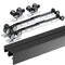 VEVOR Bypass Door Hardware 8ft Bypass Closet Door Track Kit for 2 Door System