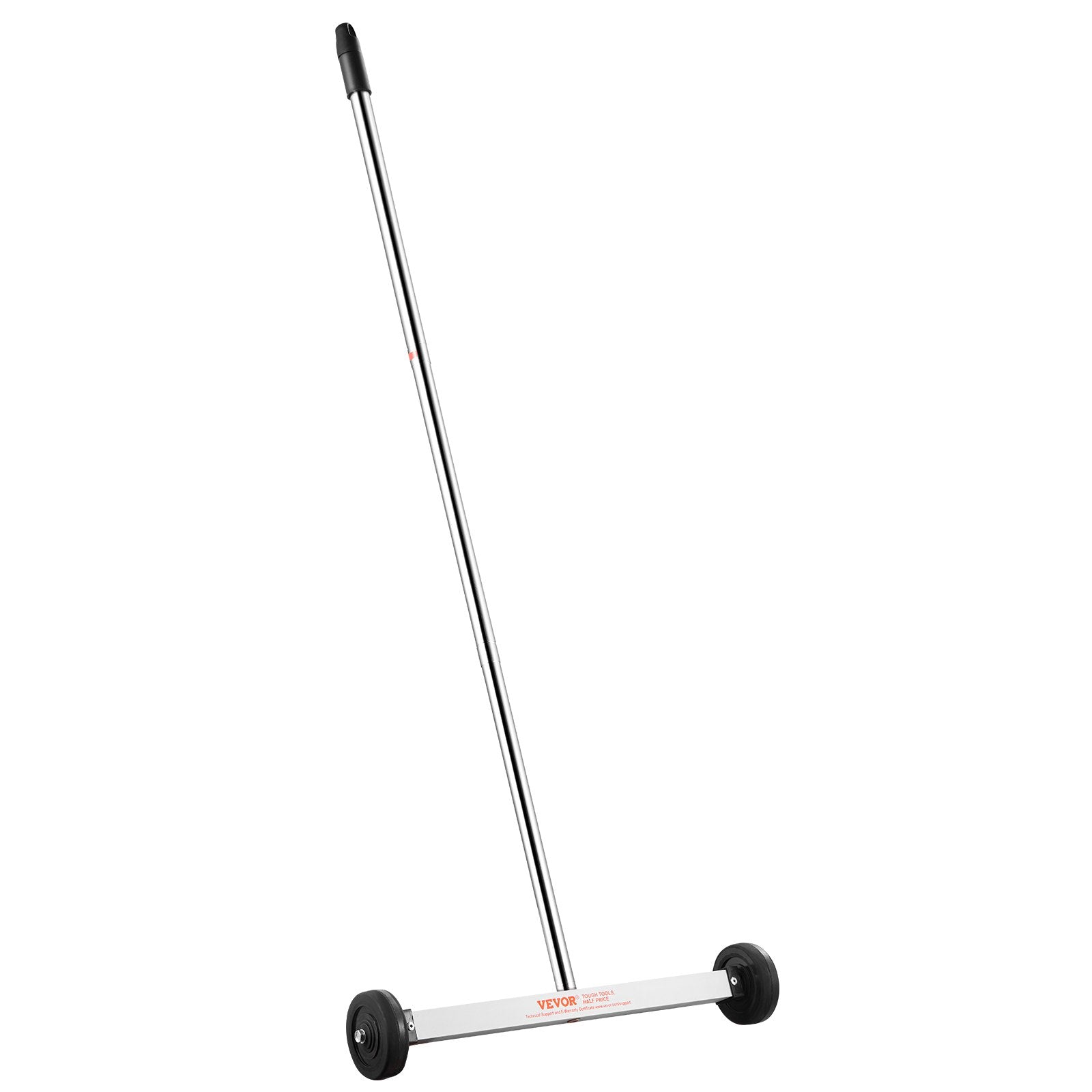 VEVOR Magnetic Sweeper with Wheels 17inch Mini 10 lbs Capacity Adjustable Handle 