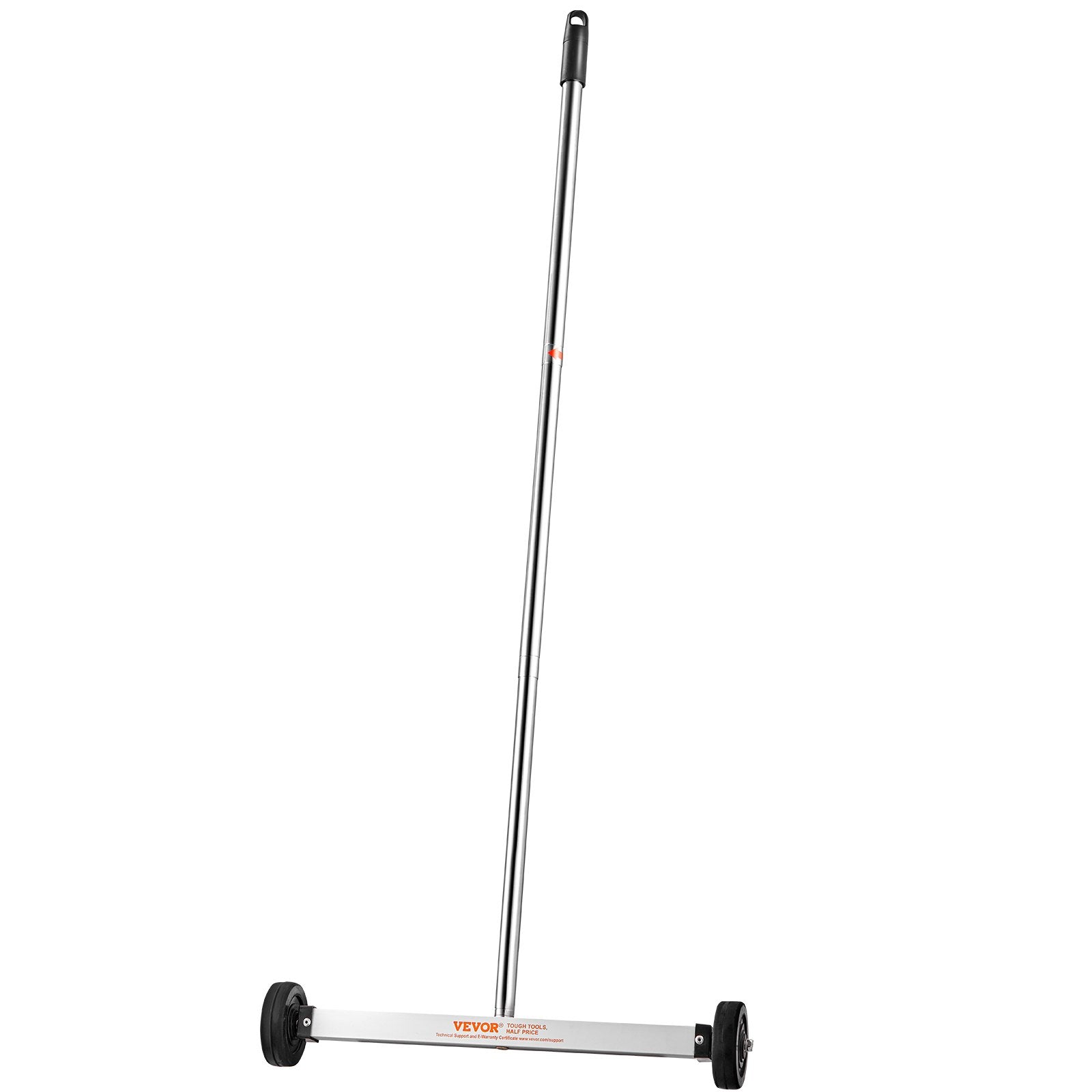 VEVOR Magnetic Sweeper with Wheels 17inch Mini 10 lbs Capacity Adjustable Handle 