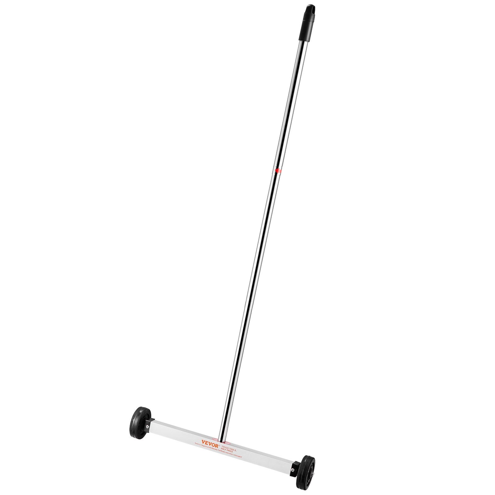 VEVOR Magnetic Sweeper with Wheels 17inch Mini 10 lbs Capacity Adjustable Handle 