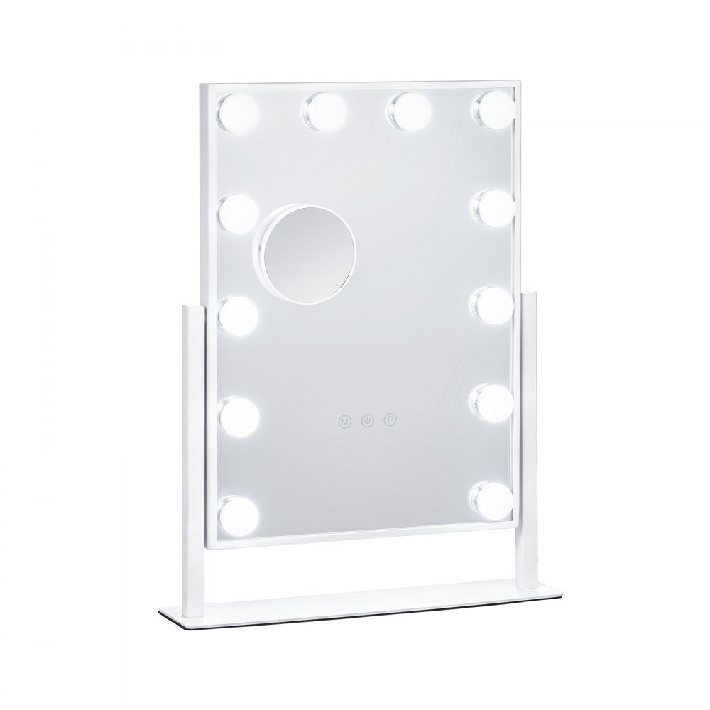 VEVOR Hollywood Vanity Makeup Mirror With Lights 5X Magnification 16.1x11.8 in 