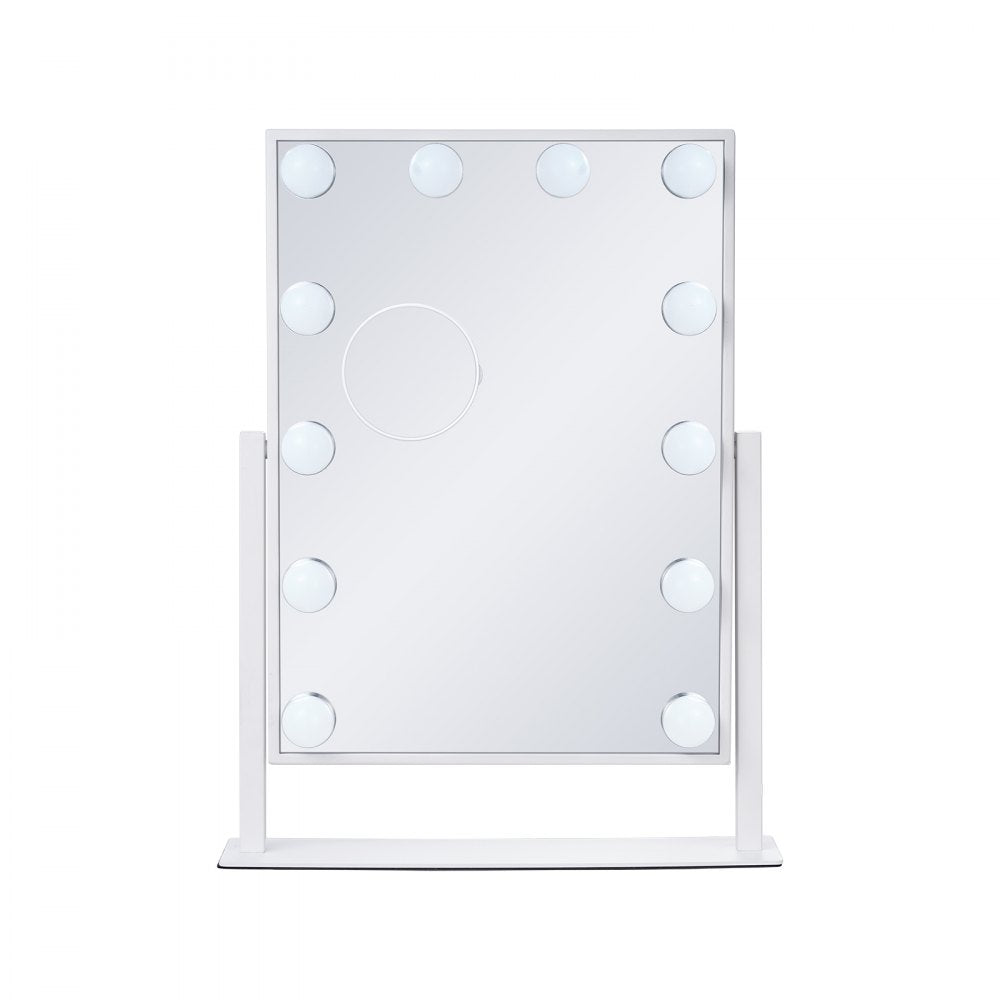 VEVOR Hollywood Vanity Makeup Mirror With Lights 5X Magnification 16.1x11.8 in 